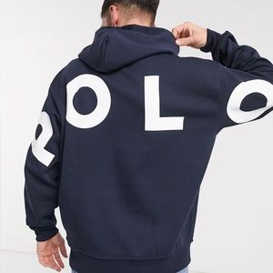 Polo Ralph Lauren large back logo hoodie size M